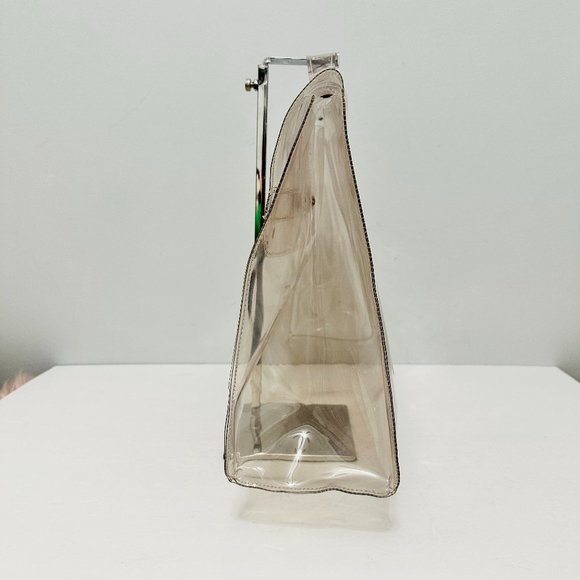 AUTHENTIC HERMES VINTAGE VINYL KELLY BAG LIMITED EDITION WITH BAG CHARM TWILLY - Picture 10 of 15